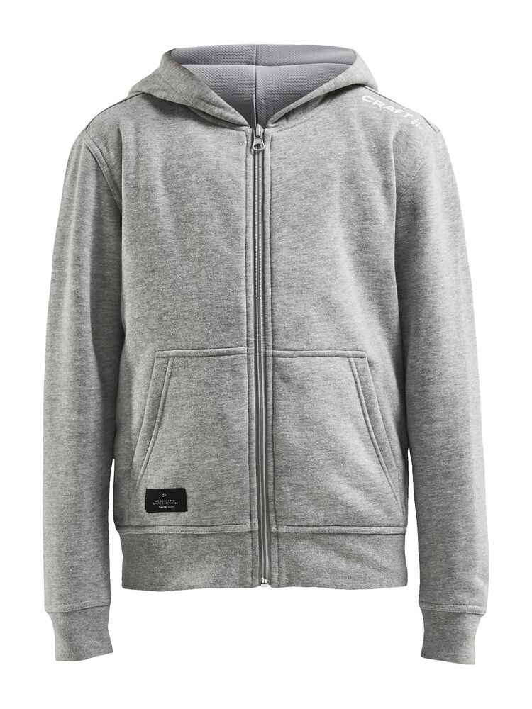 Craft - Community FZ Hoodie Jr - Grey Melange