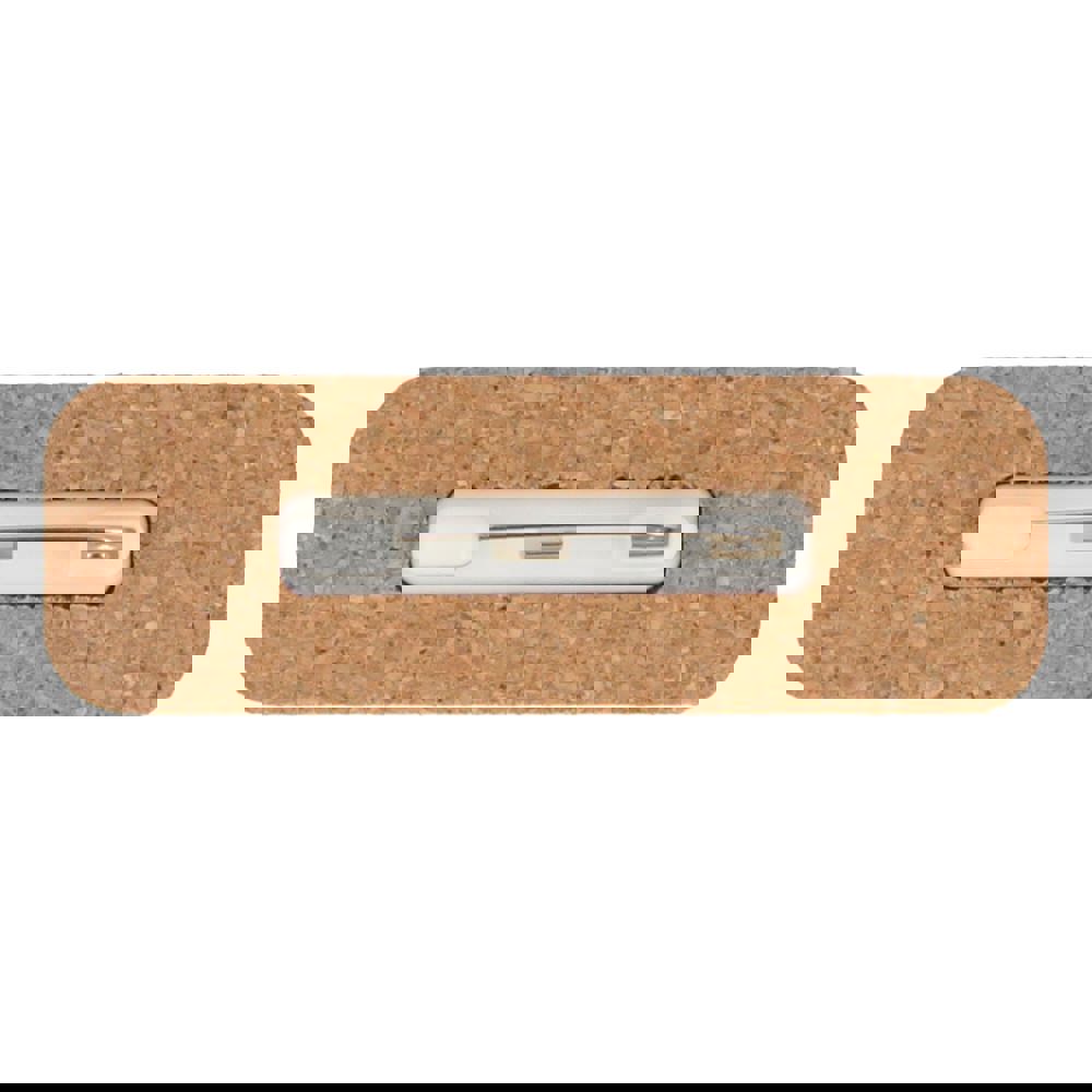 Naam badge kurk met speld