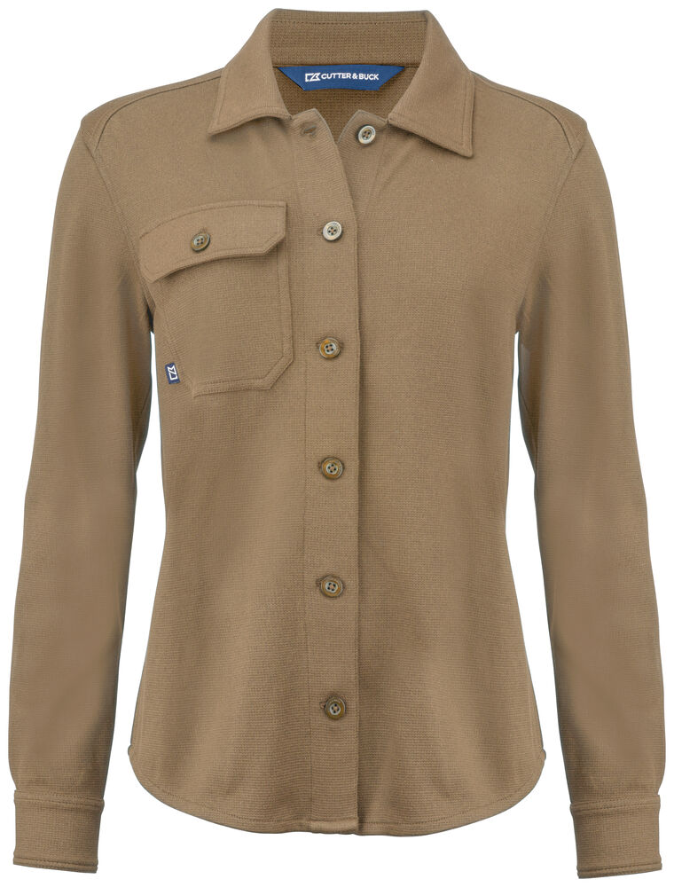 Cutter & Buck - Advantage Leisure Shirt Dames Khaki S