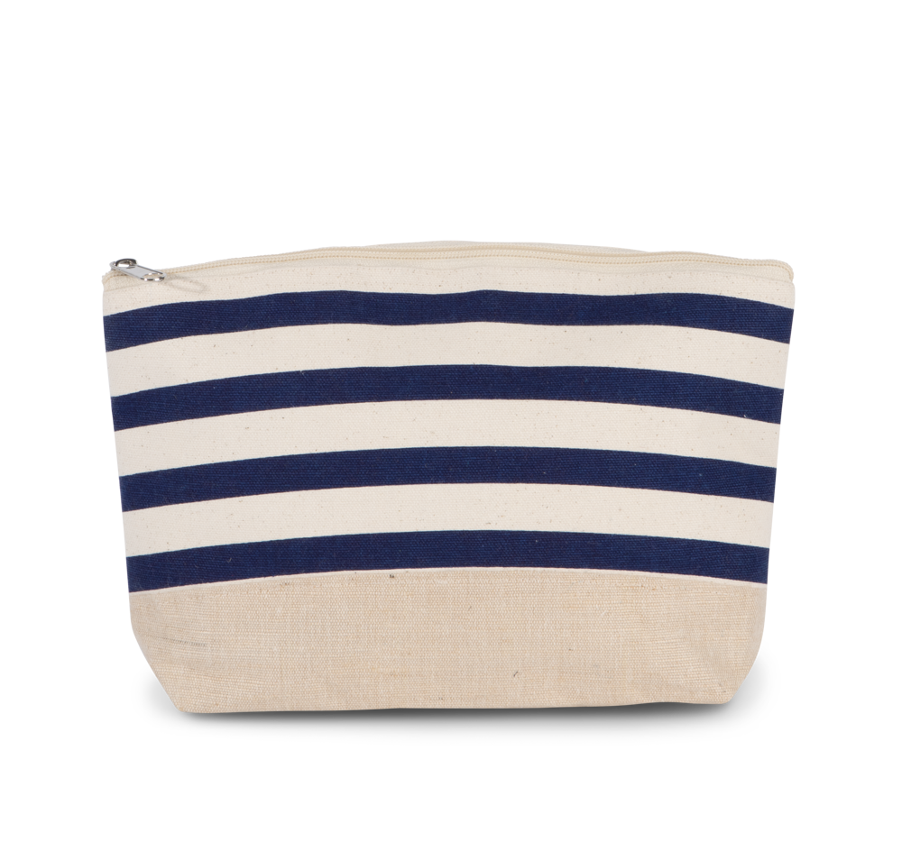 KI0752 - Tasje met marineprint voor accessoires