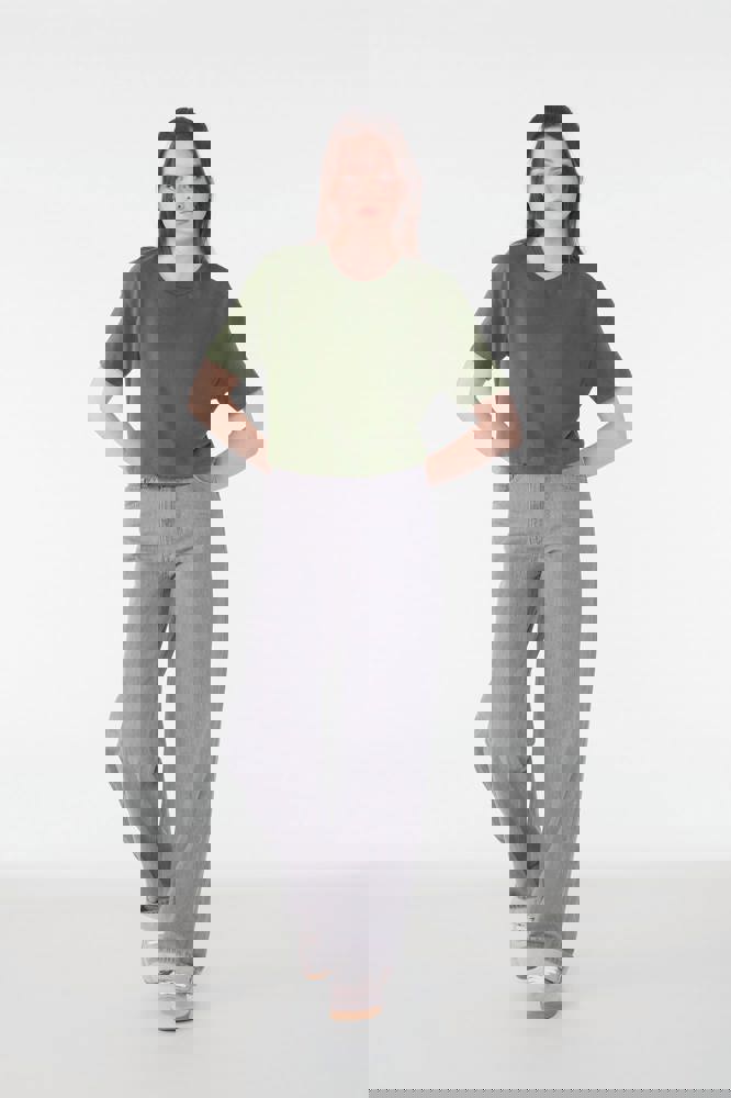 BE6482 - Cropped dames-T-shirt