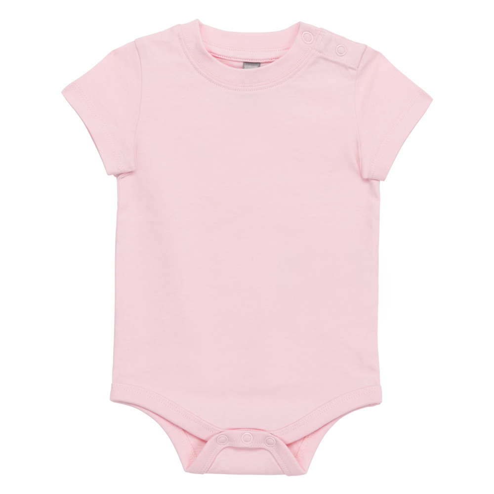 K831 - Babyromper korte mouwen - Pale Pink