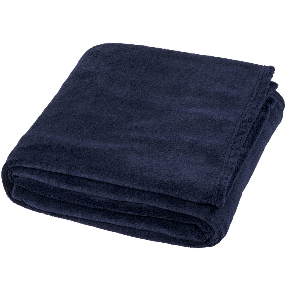 Bay extra zachte fleece deken - donkerblauw