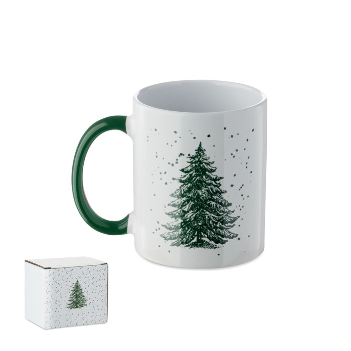 FESTIMUG - Keramische kerst mok 300ml - Groen