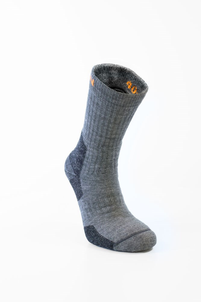 Jobman - 9598 Merino Sock Heavy Donkergrijs/Zwart 46