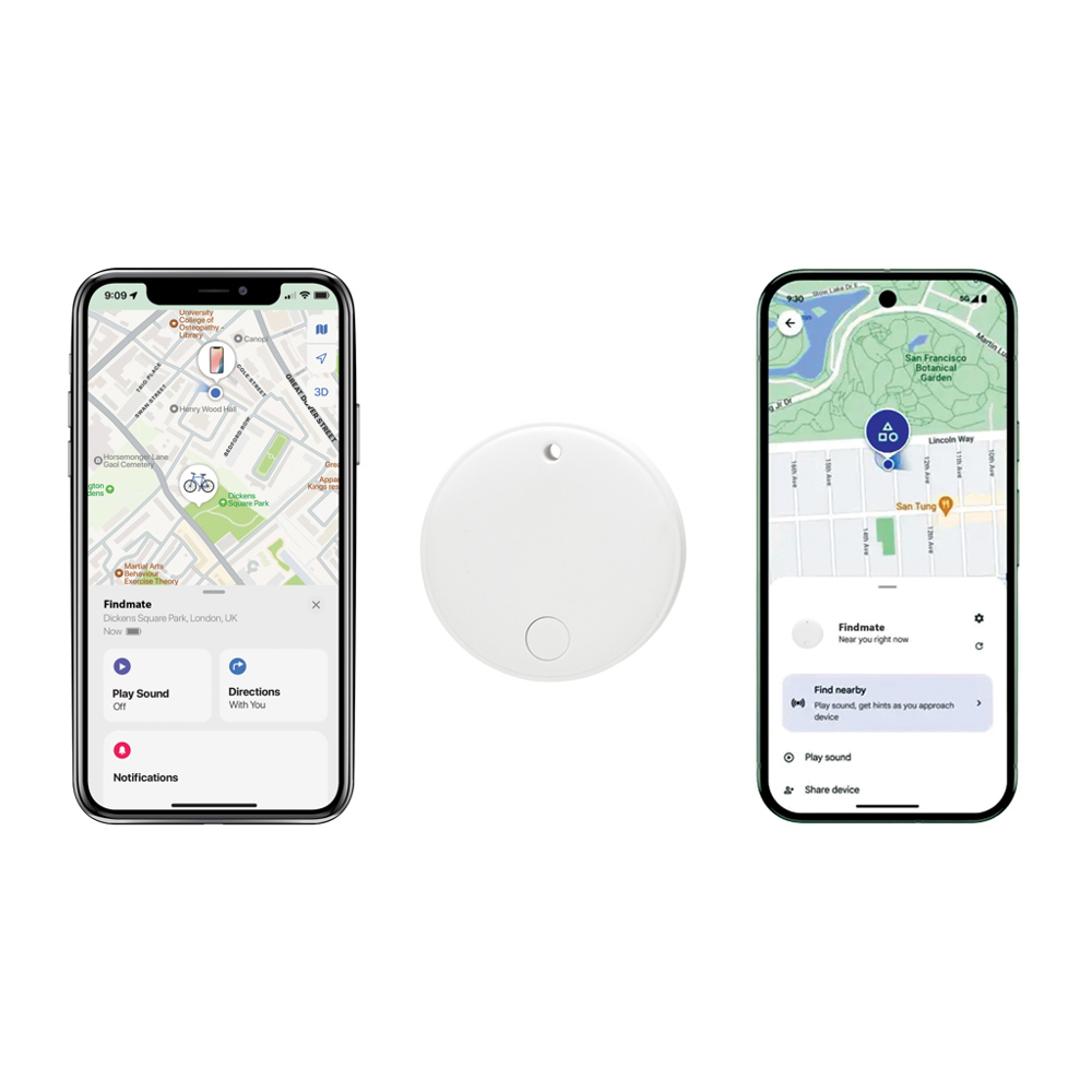 Findmate Dual RCS gerecycled plastic item finder IPX5