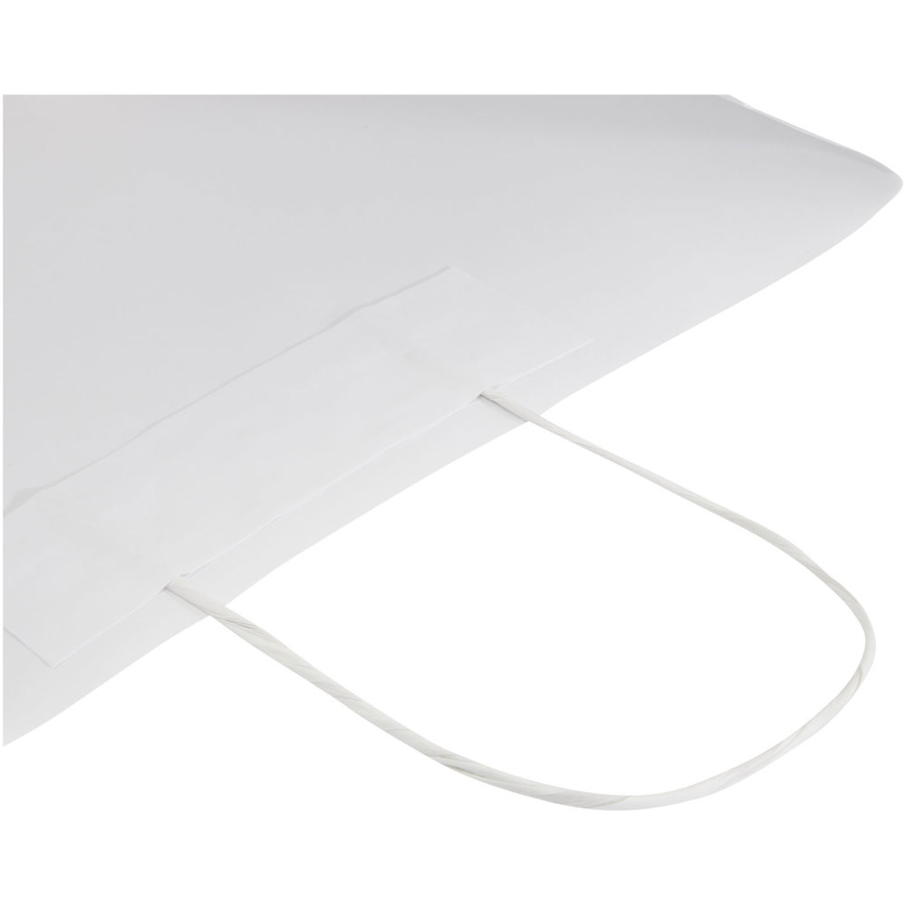 Papieren tas 120 g/m2 gemaakt van kraftpapier met gedraaide handgrepen - 31 x 12 x 41 cm