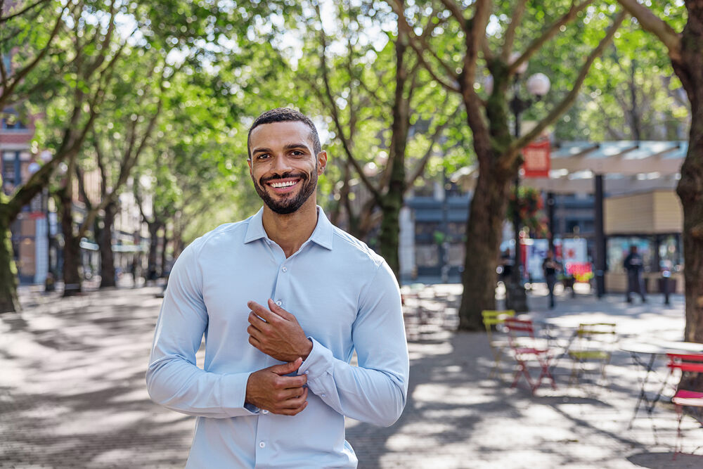 Cutter & Buck - Advantage Shirt Heren Ivy Groen M