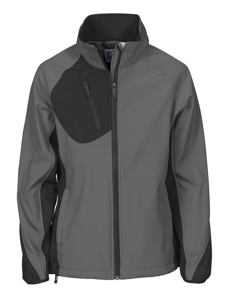 2423 DAMES SOFTSHELL - grijs