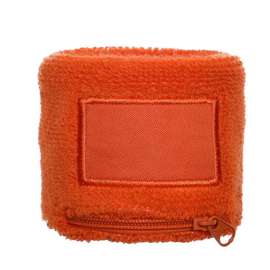Polsband met label en ritsvakje - Oranje (PMS 165c) / Oranje