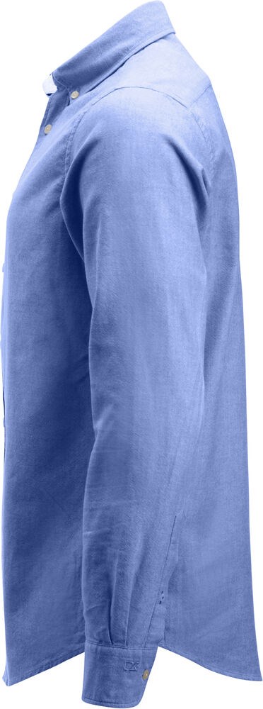 Cutter & Buck - Belfair Oxford Shirt Heren French blauw/ Wit gestreept 3XL