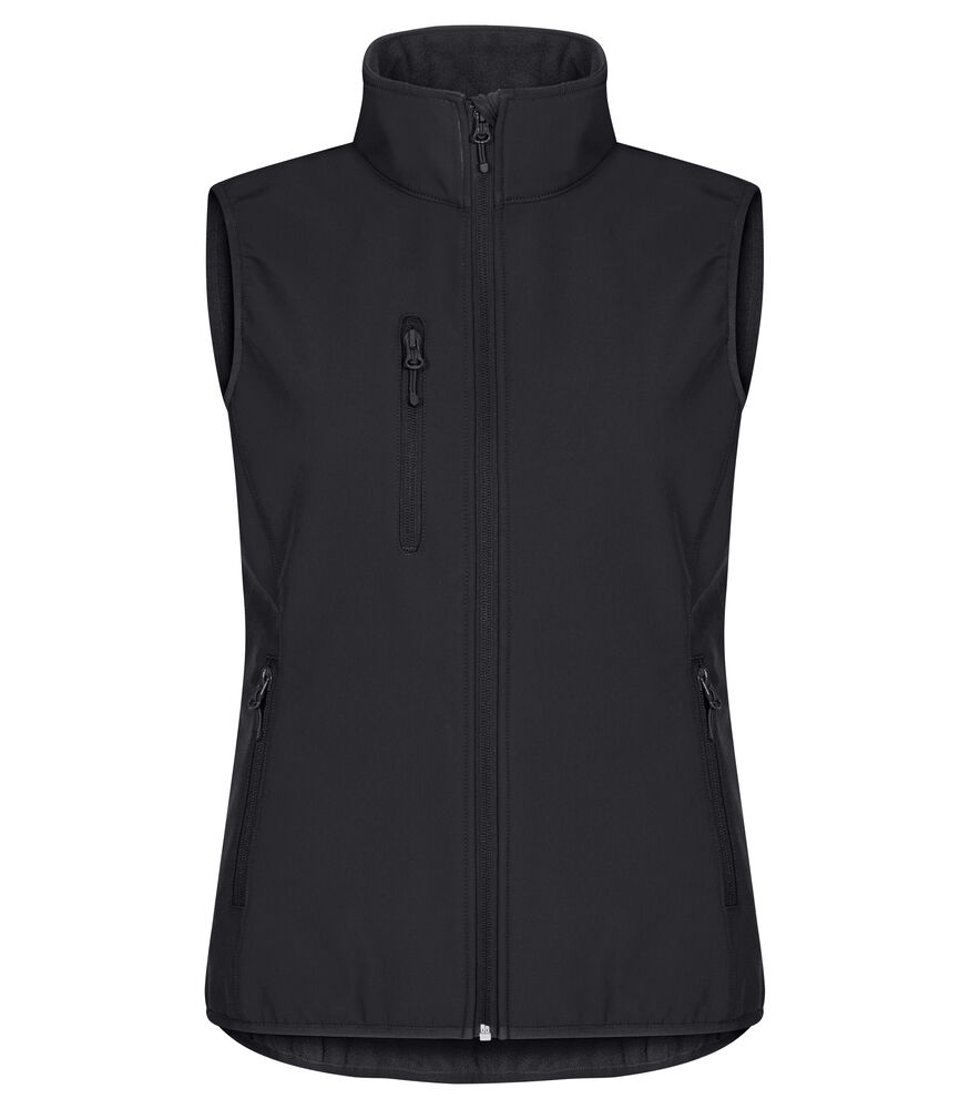 Clique - Classic Softshell Vest Women - Zwart
