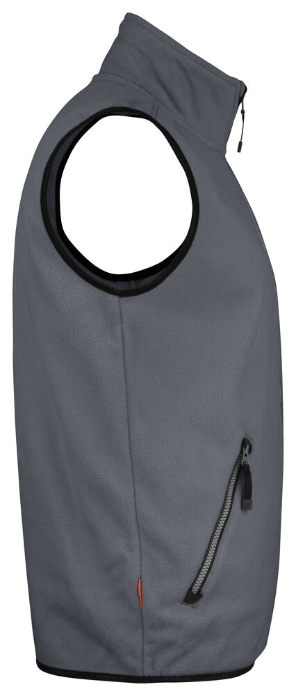 Jobman - 7501 Fleece Vest Donkergrijs XS