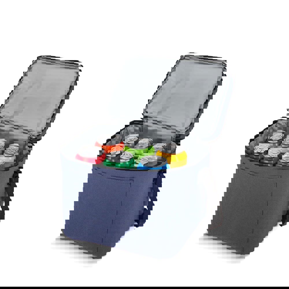 600D gerecycled PET koeltas met twee vakken 30 x 20 x 24 cm 12 L