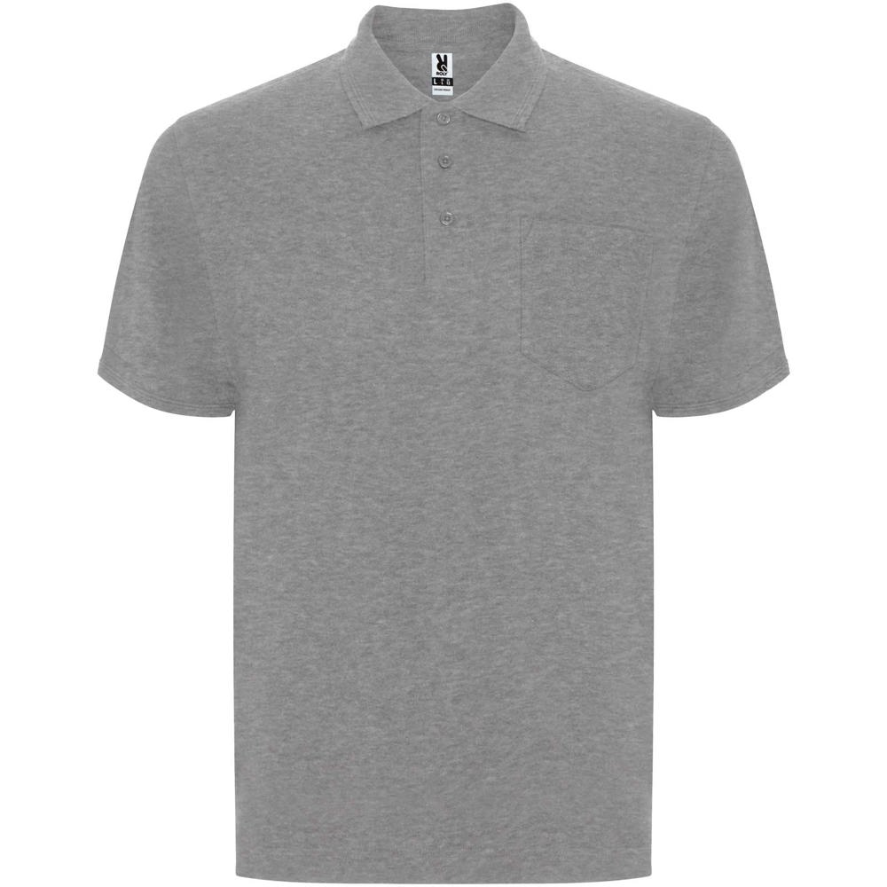 Centauro Premium unisex polo met korte mouwen - Gemêleerd grijs