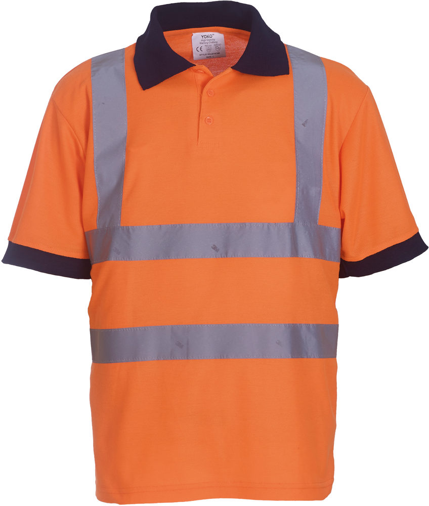 YHVJ210 - High Visibility polo korte mouwen