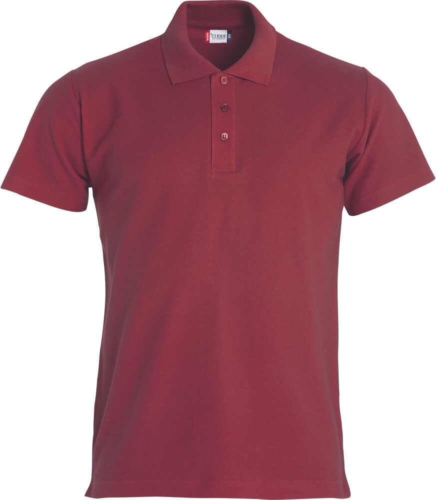Clique - Basic Polo - bordeaux