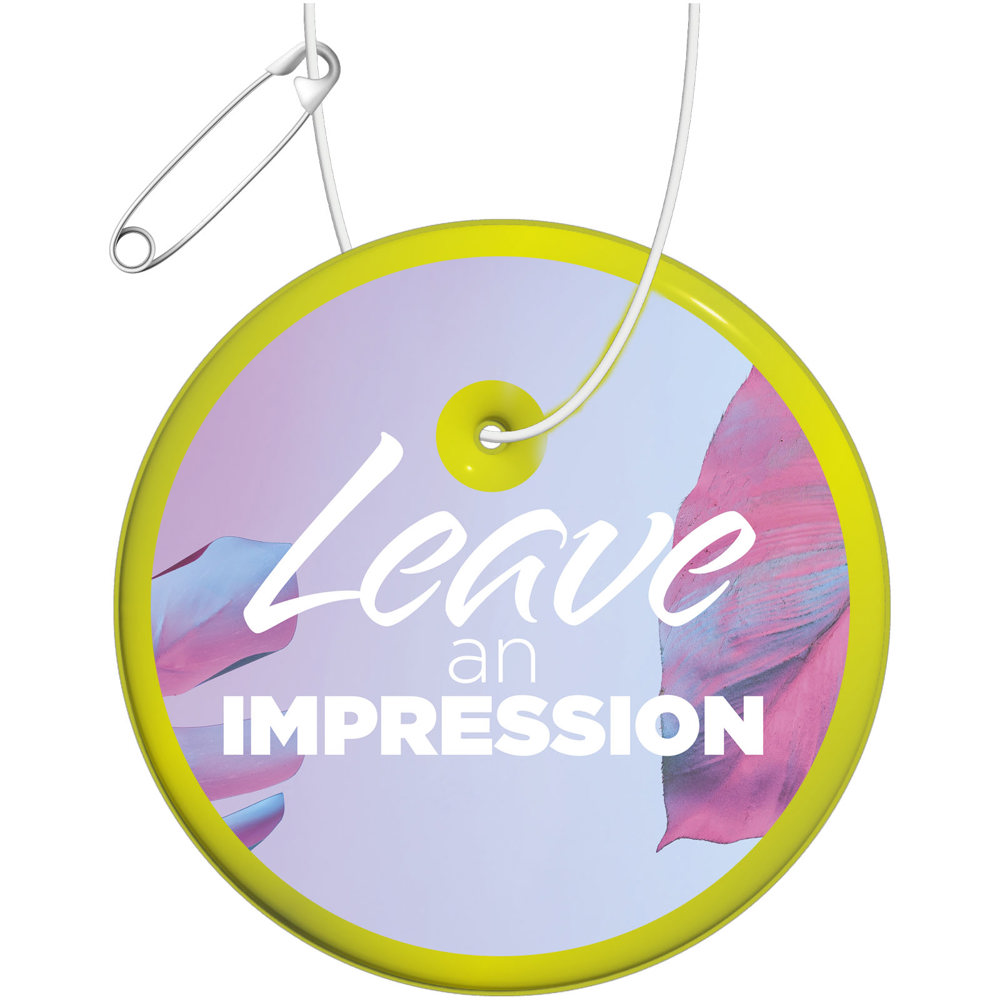 RFX™ H-09 ronde reflecterende pvc hanger