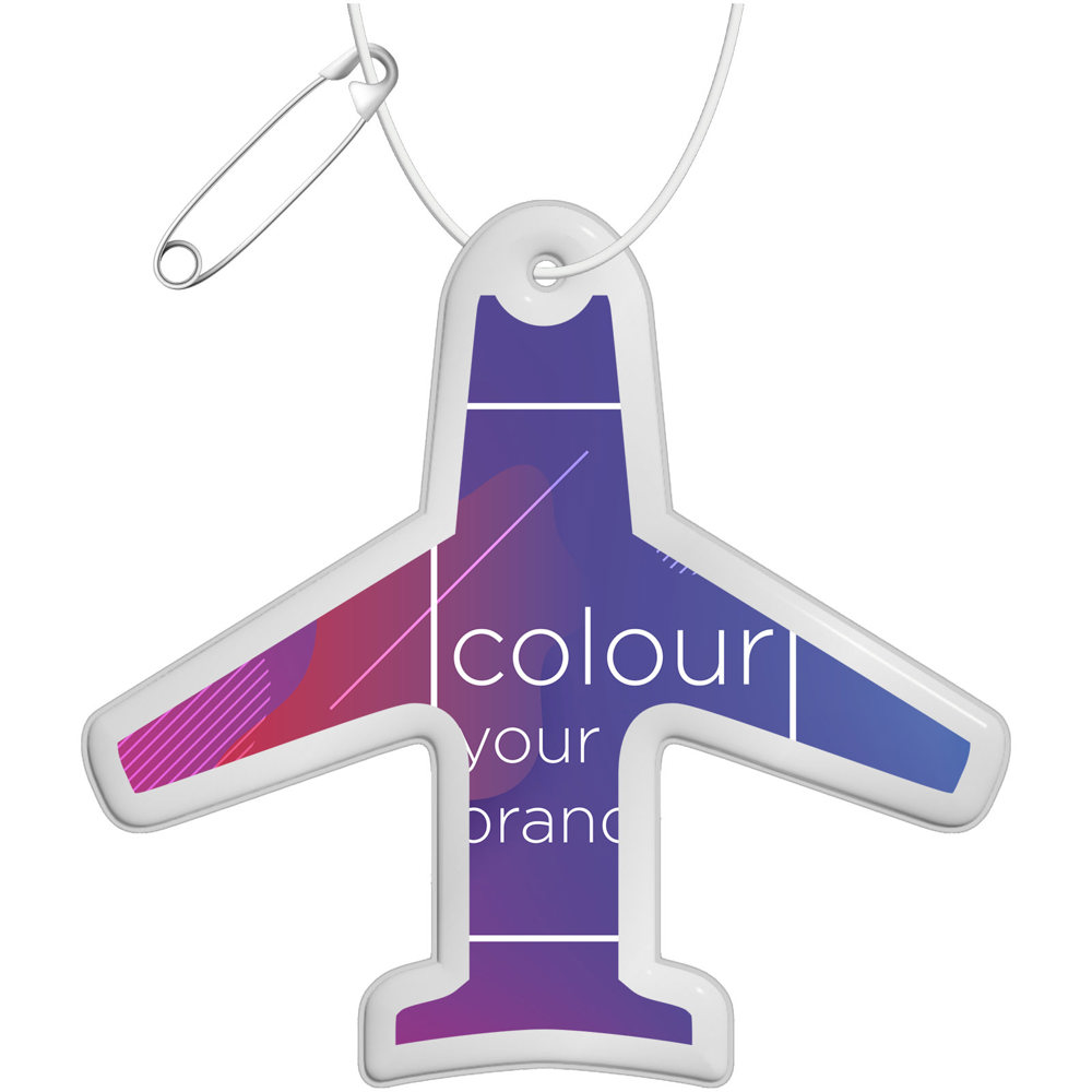 RFX™ H-09 vlakke reflecterende pvc hanger