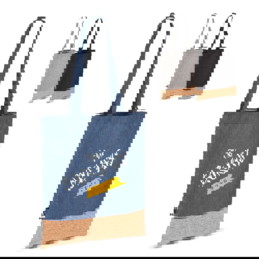 Draagtas R-PET &amp; kurk 35 x 40cm