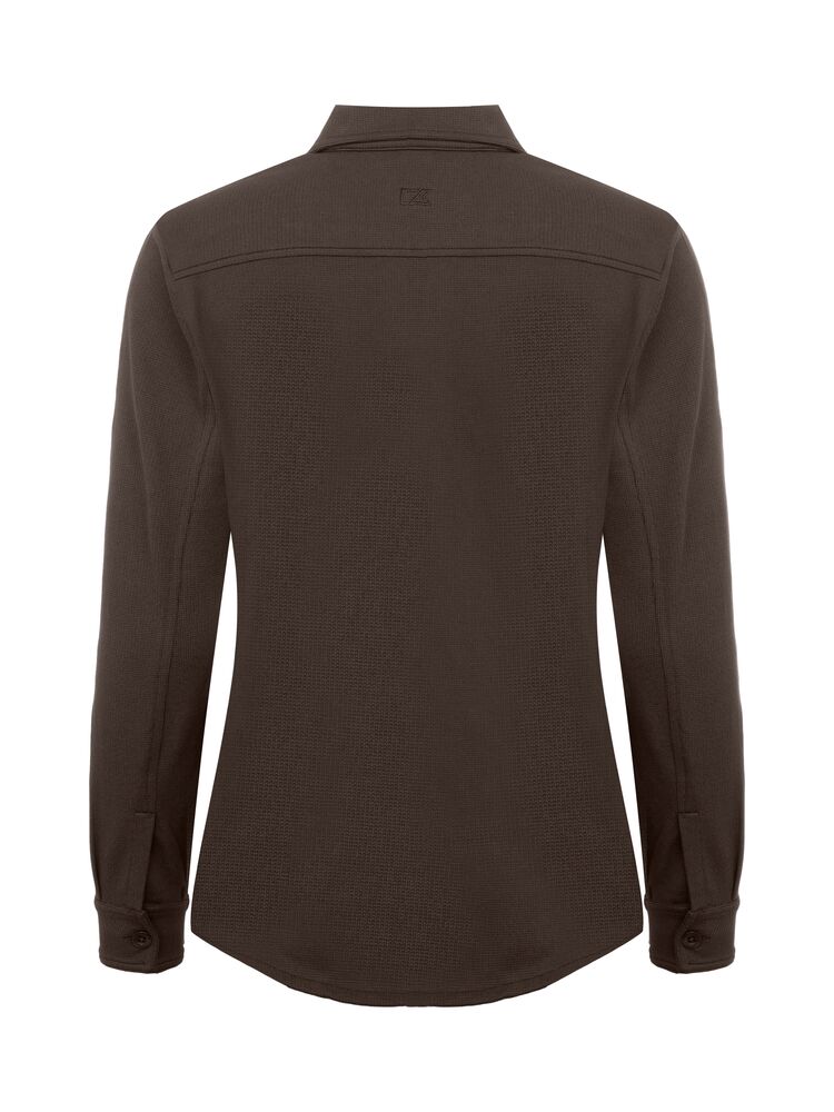 Cutter & Buck - Advantage Leisure Shirt Dames Donker Mokka XXL