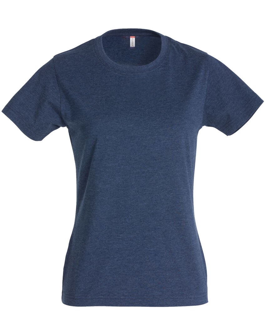 Clique - New Classic-T Women - Blauw Melange