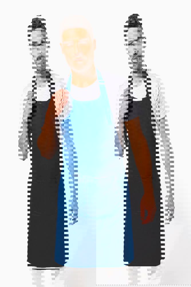 K8007 - Schort met zak van biologisch katoen