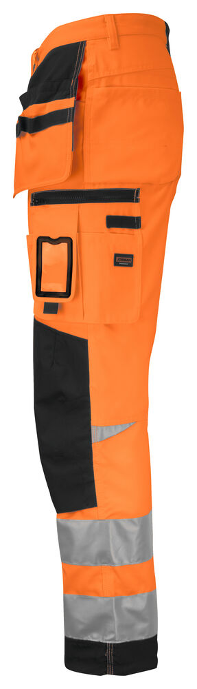 Jobman - 2222 Hi-Vis Trousers Star HP Oranje/Zwart 154