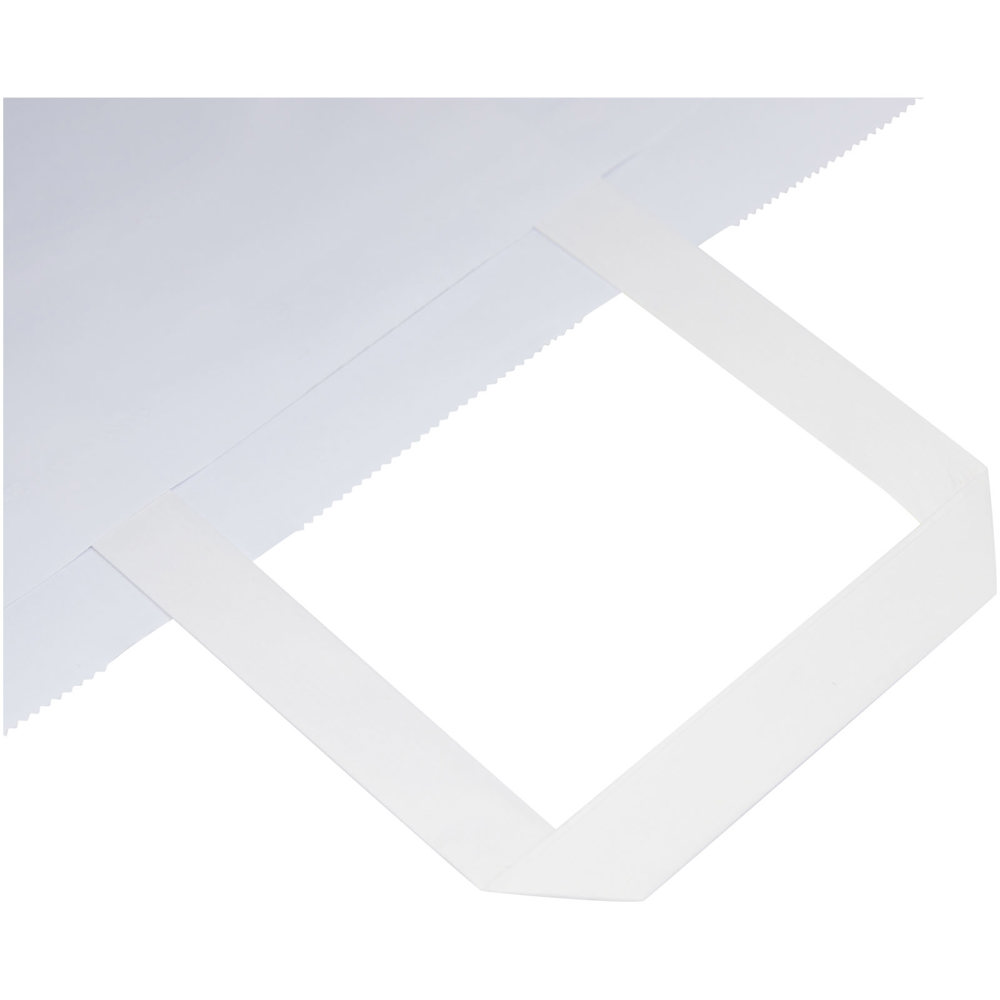 Papieren tas 80-90 g/m2 gemaakt van kraftpapier met platte handgrepen - 34 x 20 x 35 cm