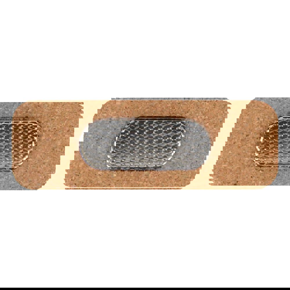 Naambadge van kurk met magneet