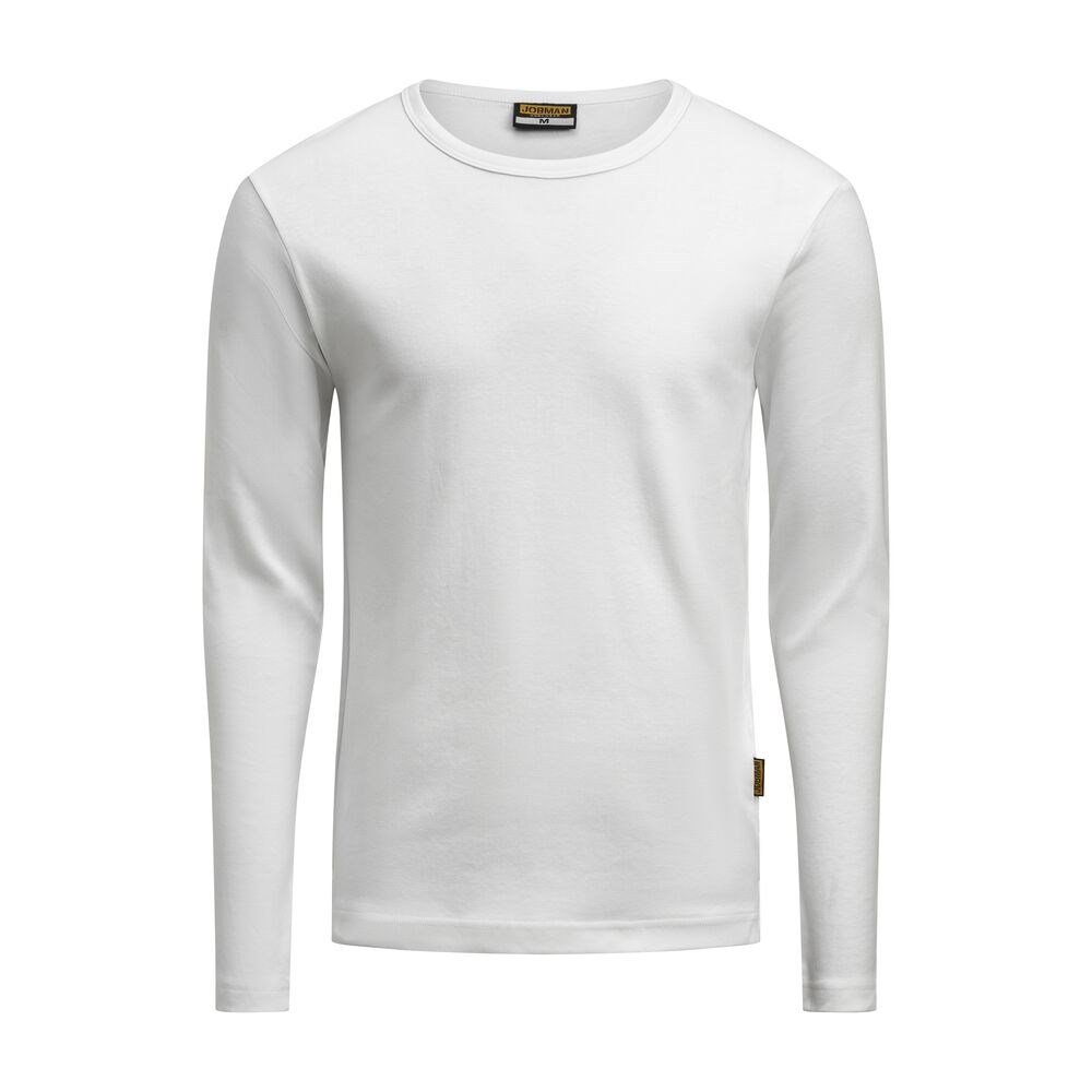 Jobman - 5230 Longsleeve T-shirt - Wit