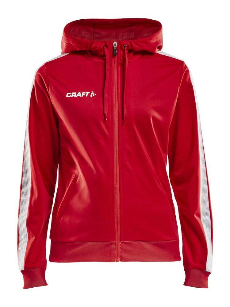 Craft - Pro Control Hood Jacket W - Bright Red/White