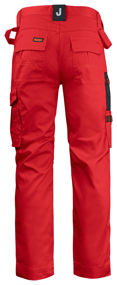 Jobman - 2321 Service Trousers Rood/Zwart C58