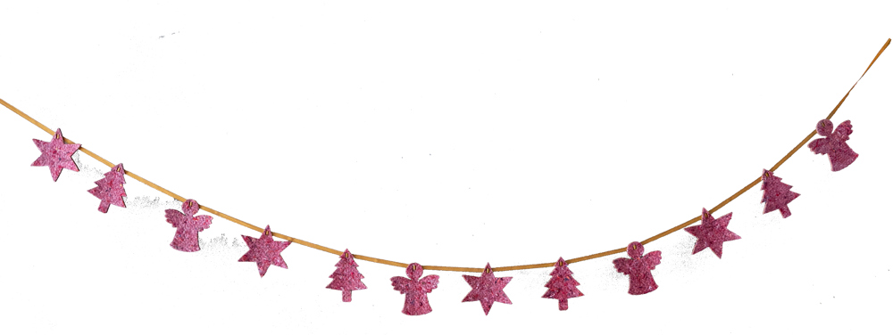 i-did - Esther | Kerstslinger 12 figuren, horizontaal - vilt