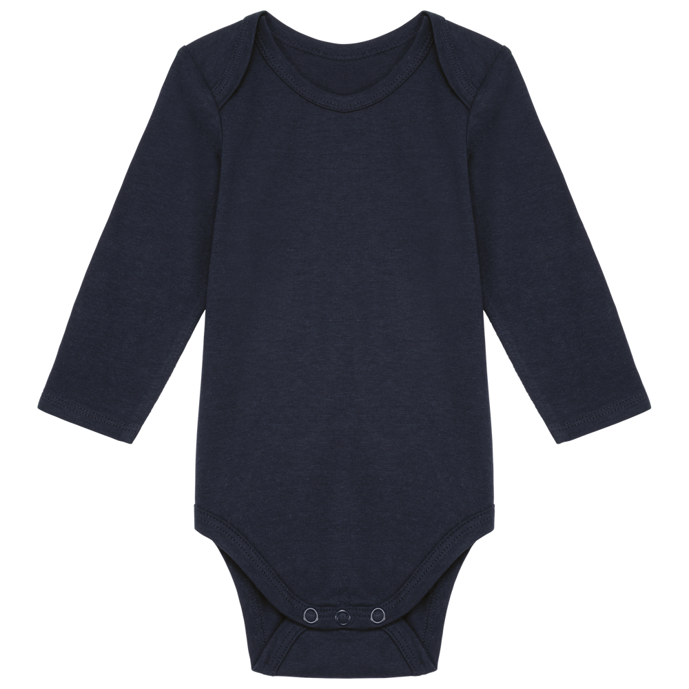 K837 - Baby body van biologisch katoen - navy