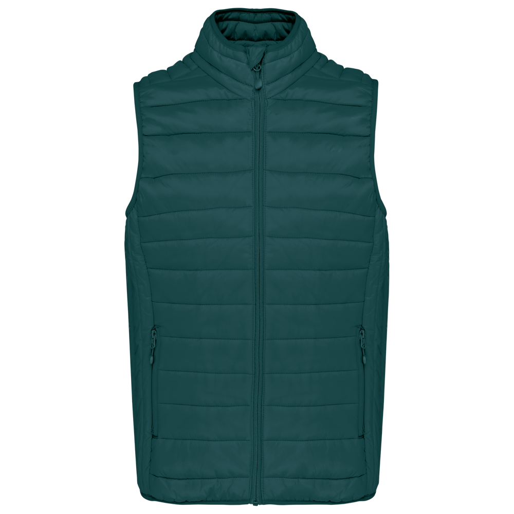 K6113 - Men’s lightweight sleeveless down jacket - Mineral green