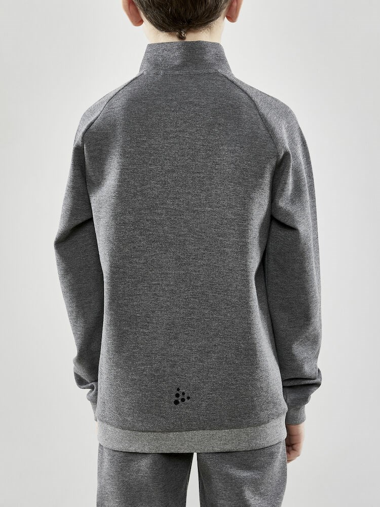 Craft - CORE Soul Full Zip Jacket Jr Dk Grey Melange 122/128