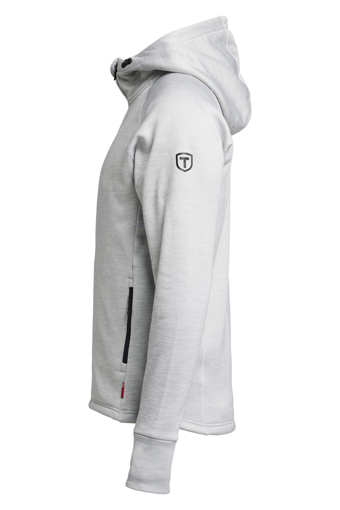 TXlite Hoodie Zip Men - lichtgrijs