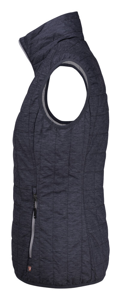 Cutter & Buck - Rainier Vest Dames Antraciet Navy Mélange L