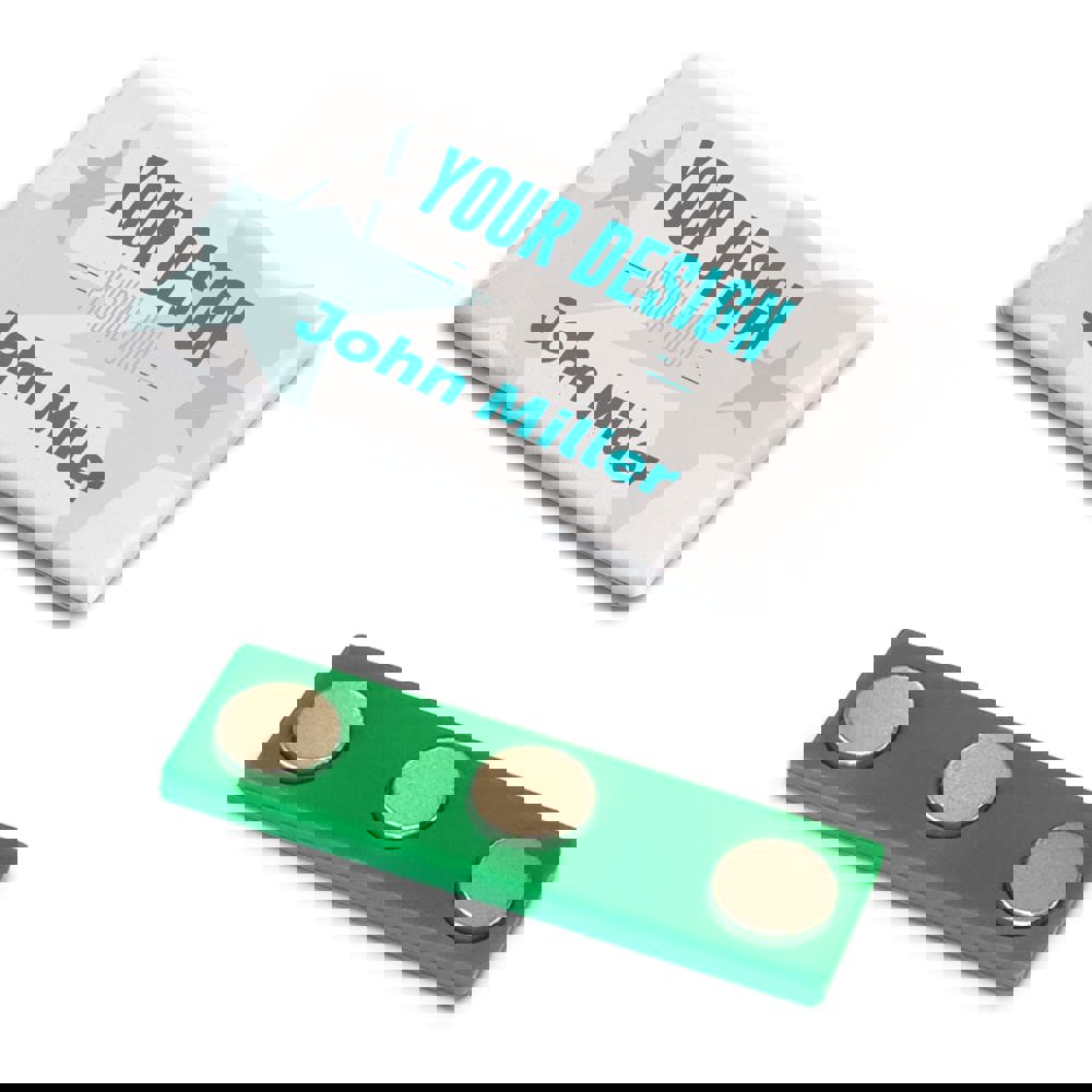 Naambord magneet 50x30mm