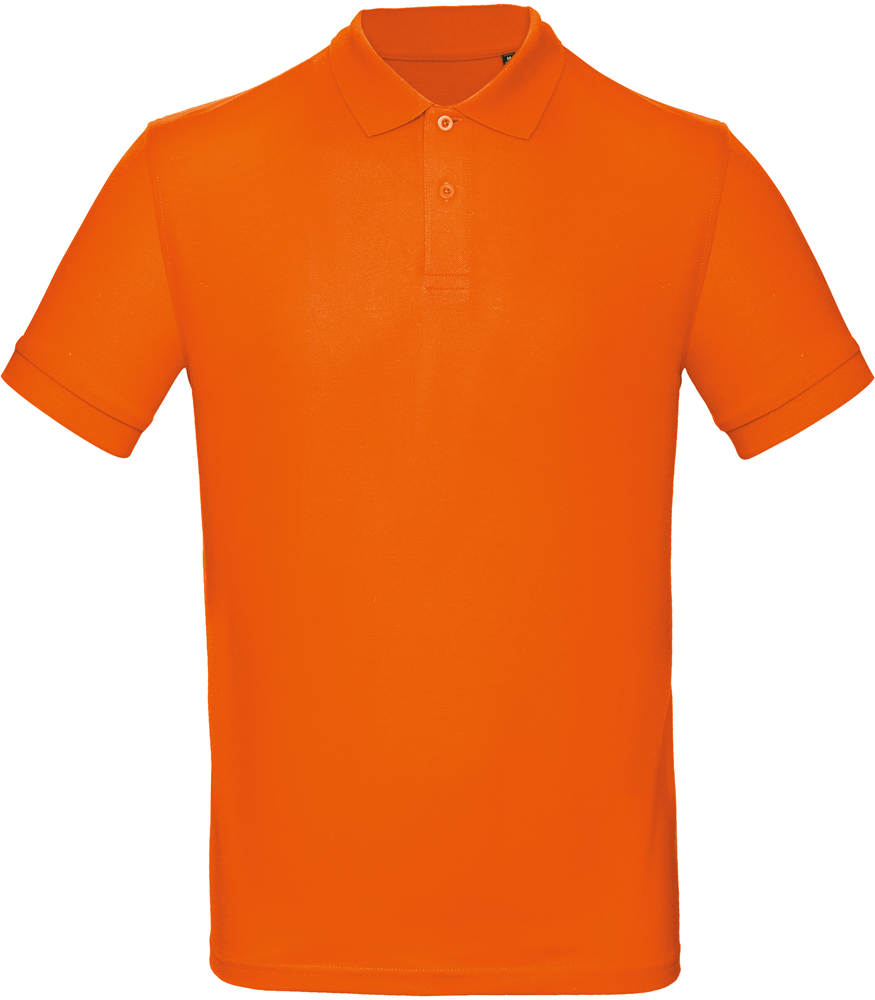- Men's organic polo shirt - Orange