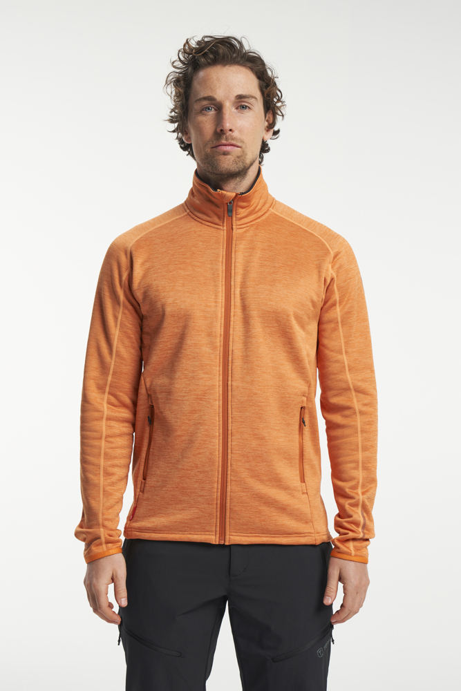 TXlite Midlayer Zip Heren - Donker oranje