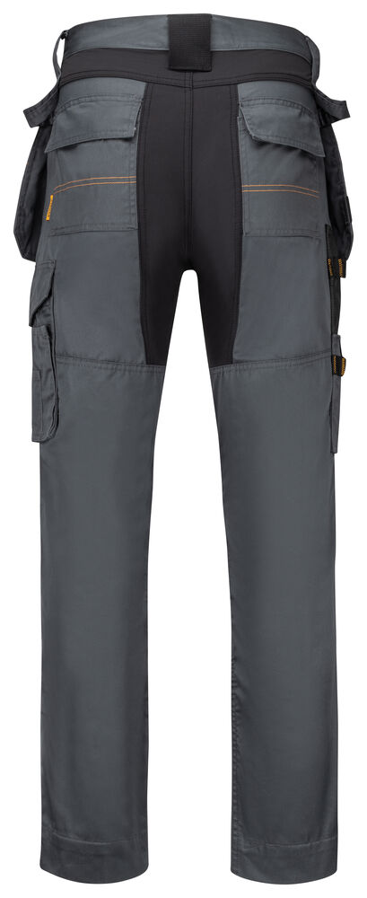 Jobman - 2325 Craftsman Trousers Stretch Donkergrijs/Zwart C56