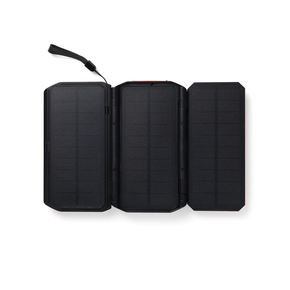 Nordic Drift Titan 10.000mAh solar powerbank met 3 panelen