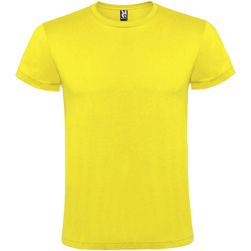 Atomic unisex T-shirt met korte mouwen - geel