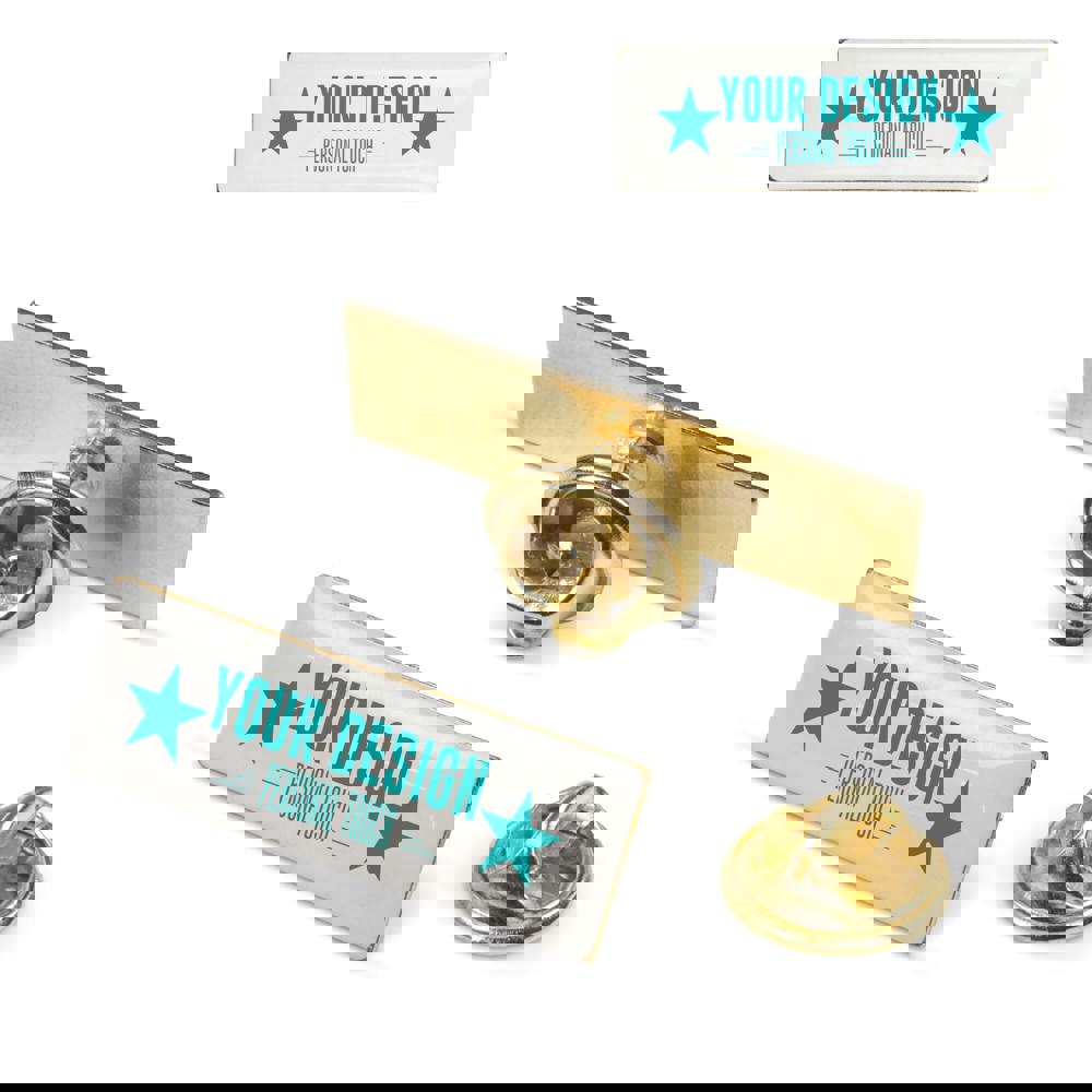 Badge metalen pin 30x10mm