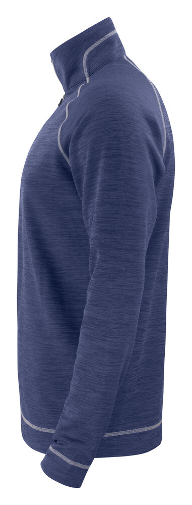 Cutter & Buck - Chambers Half Zip  Heren Denim Mélange 4XL