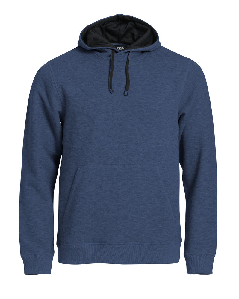 Clique - Classic Hoody - Blauw-melange