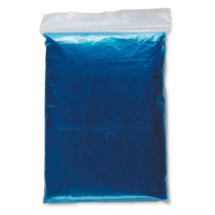 SPRINKLE - Opvouwbare poncho - blauw