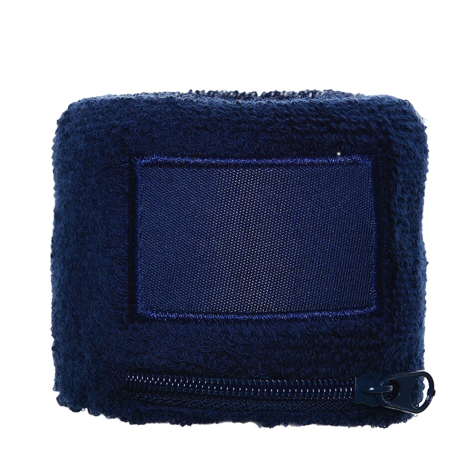 Polsband met label en ritsvakje - Navy (PMS 533c) / Navy